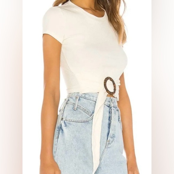 Revolve Lovers + Friends Lynn Top Cropped Ribbed Lynn Top - Picture 2 of 7